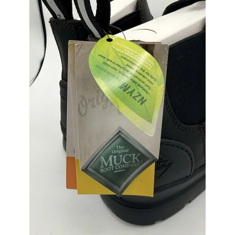 Unisex Chore Farm Leather Chelsea Muck Boot Waterproof Mens 8 W 9 NWB‎ Comp Toe